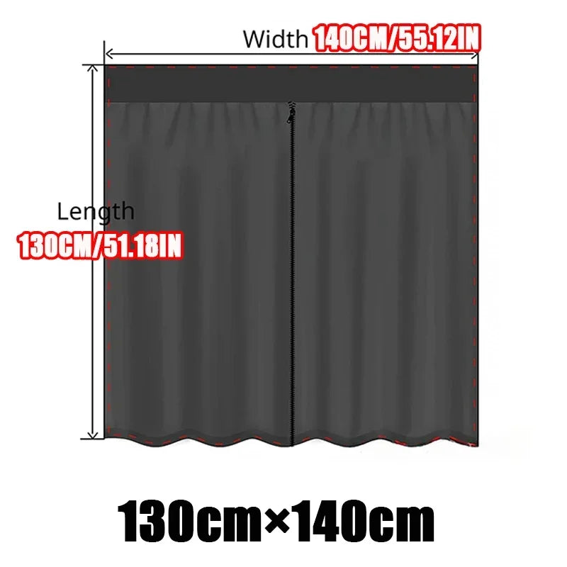 Universal Van camper Magnetic Sliding Door Mosquito Fly Net Mesh Screen