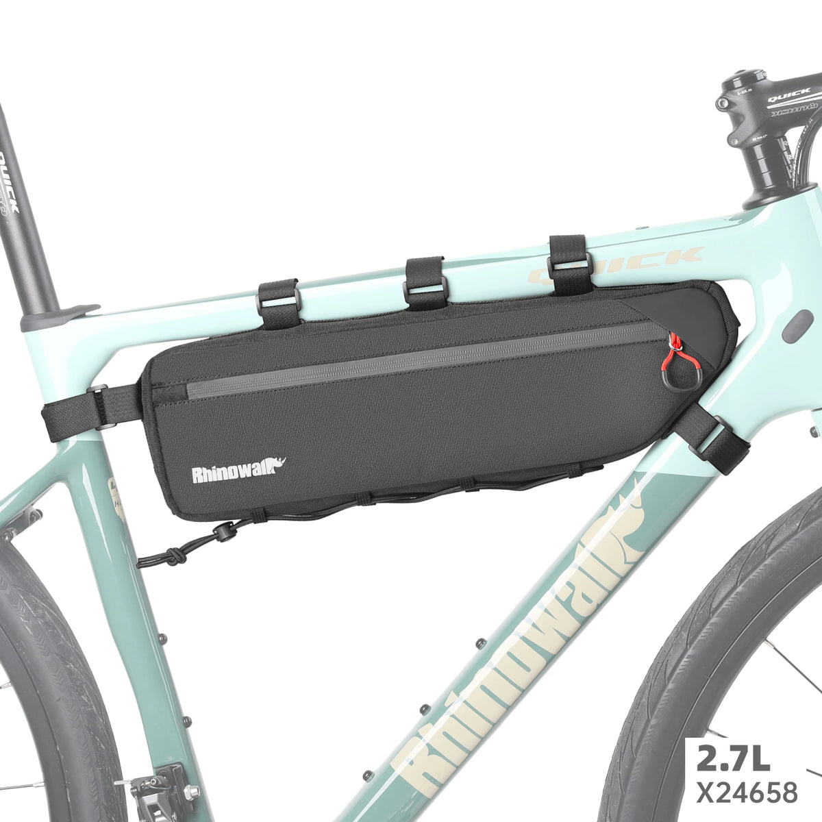 Rhinowalk 2.1L/2.7L Bike Frame Triangle Bag MTB Road Tube Storage Cycling