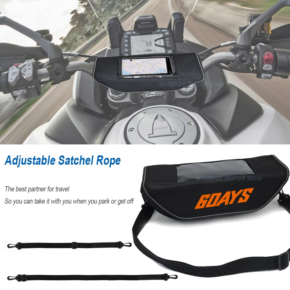 Handlebar Storage KTM EXC EXC-F XC-W TPI Six Days 2020-2022 Waterproof Bag 6DAYS