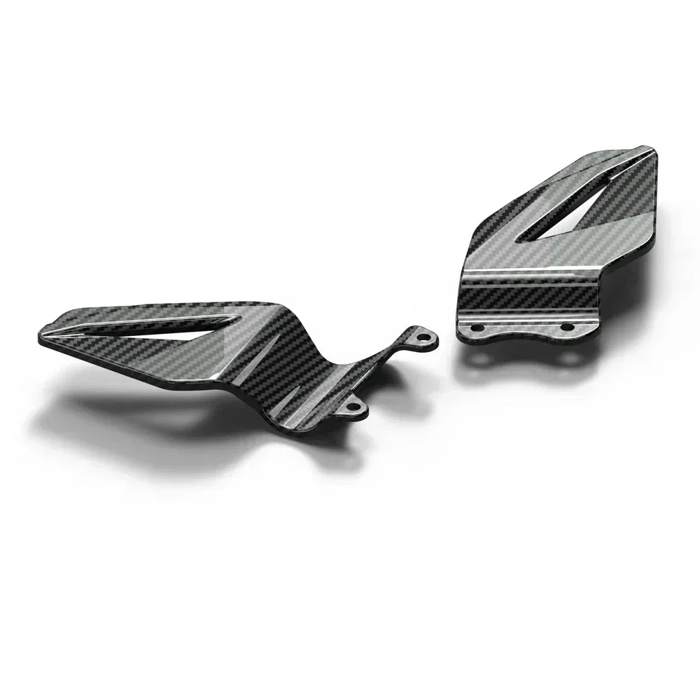 Yamaha R6 2006-2022 Carbon look Foot Pedal Heel Guard Plates Decoration Set