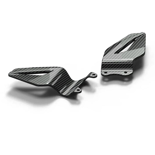 Yamaha R6 2006-2022 Carbon look Foot Pedal Heel Guard Plates Decoration Set