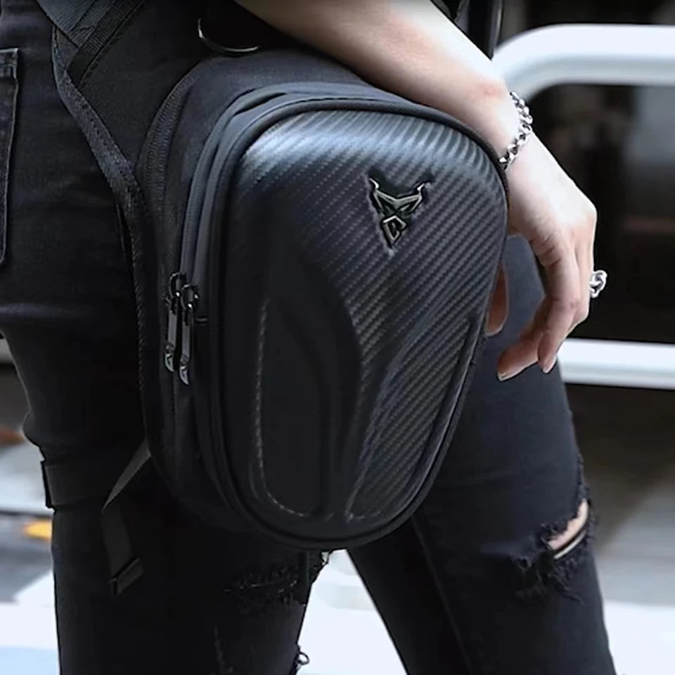 Waterproof Motorcycle Waist Drop Leg Bag Outdoor Moto Pack Hip Belt Backpack