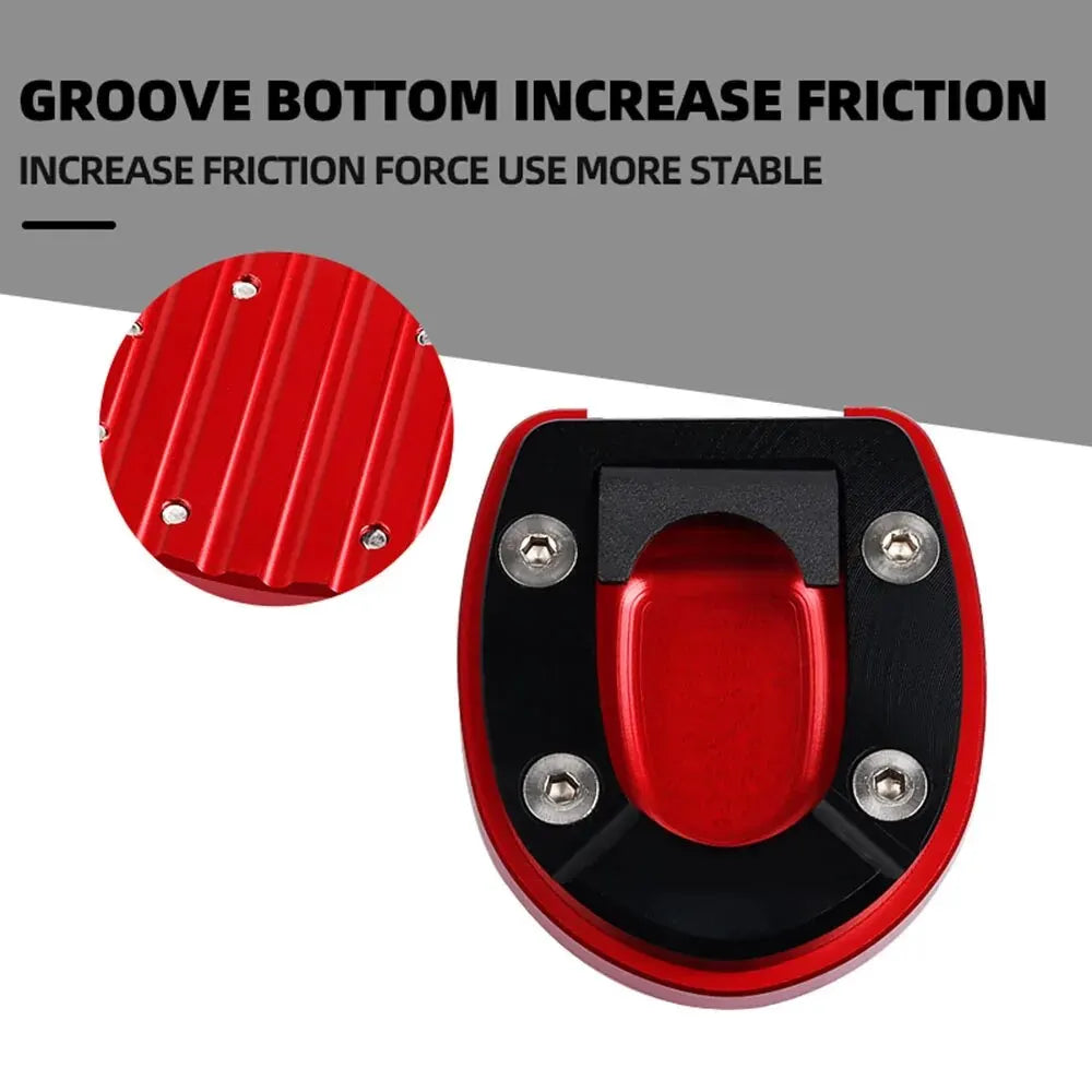 CNC Kickstand Foot Pad Extension For Vespa GTS 300 250 2013-2024