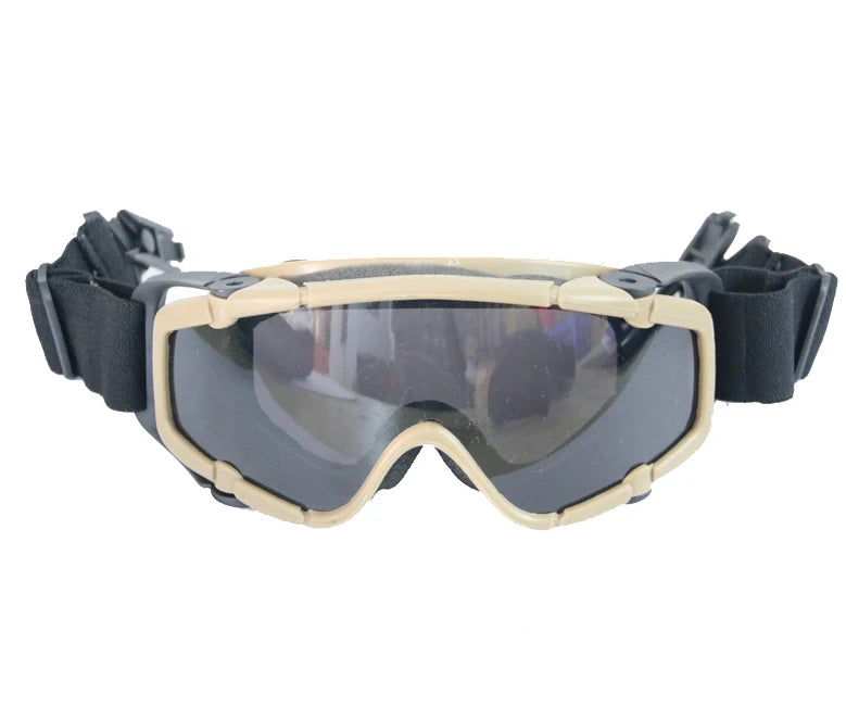 Airsoft Ballistic Goggles Hunting Helmet - Anti-Fog, Anti-Scratch Lens Paintball