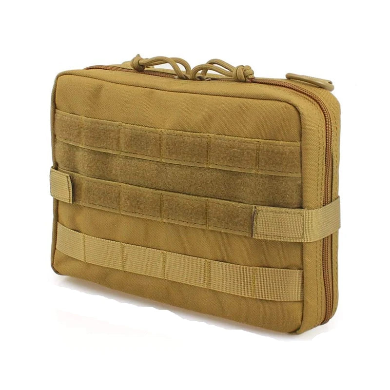 Tactical MOLLE Admin Pouch 1000D Nylon Utility Bag Map Pocket EDC  CS