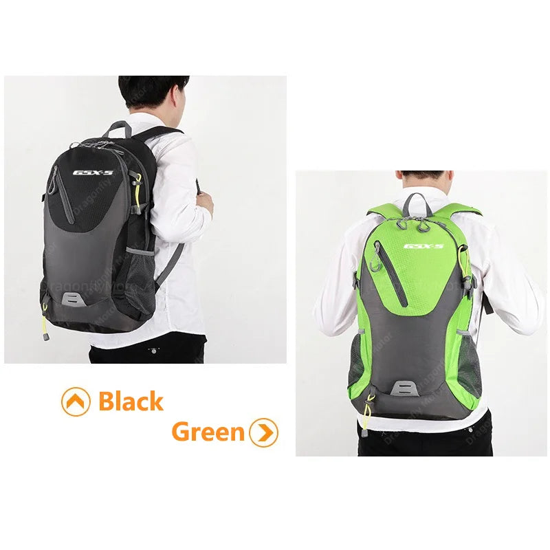 Backpack Suzuki GSX-S750 GSX-S1000 Motorcycle Travel Riding Touring Bag Gift