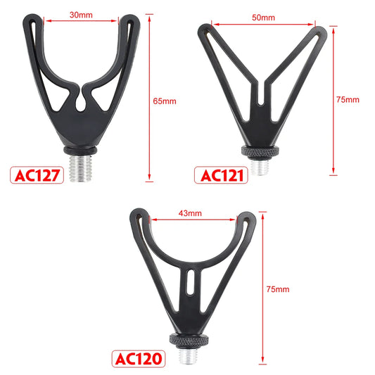 2pcs Carp Fishing Rod Rest Heads Bank Sticks Rod Holder - Coarse Fishing Tackle