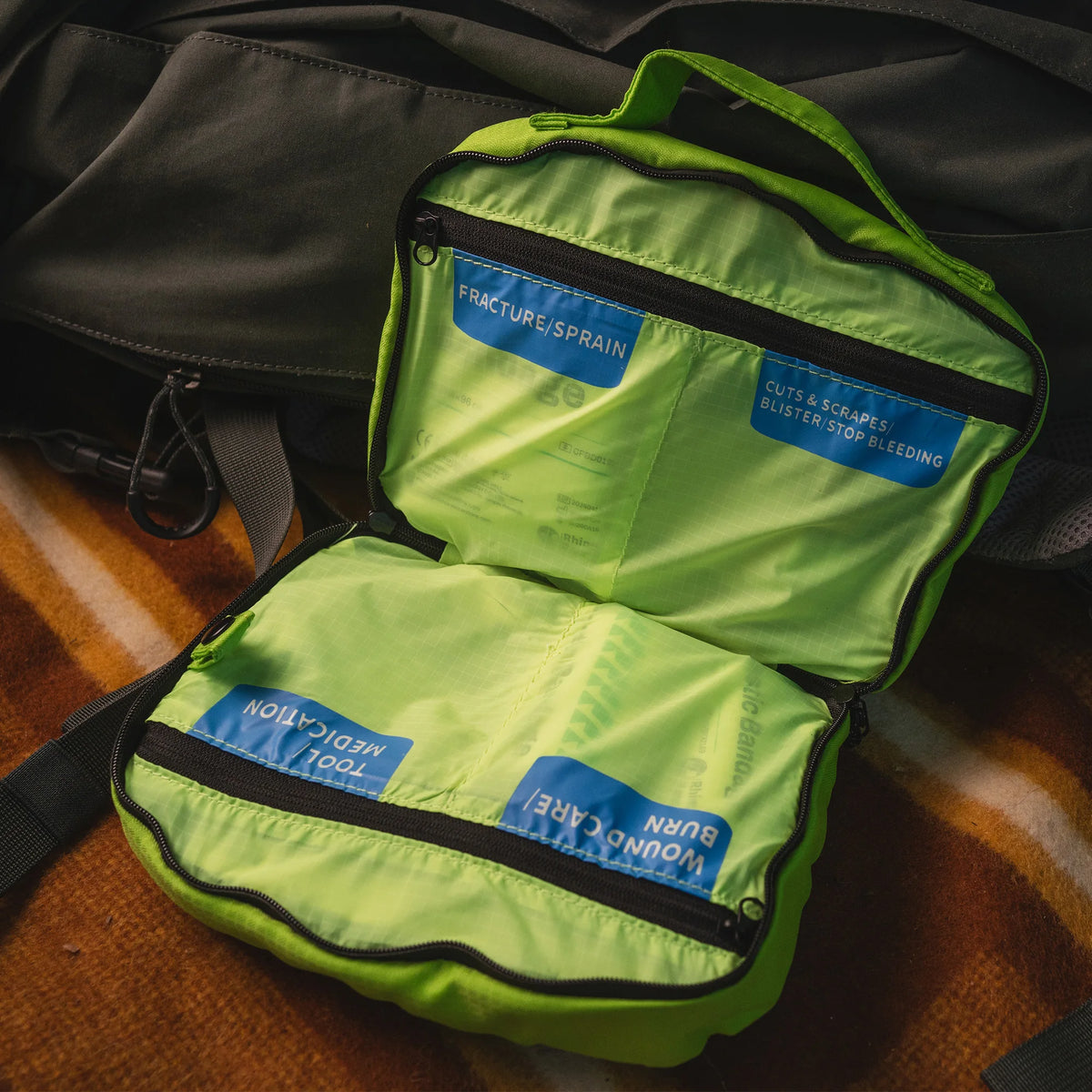 RHINO RESCUE Outdoor Camping First Aid Kit | Travel & Emergency Survival Gear