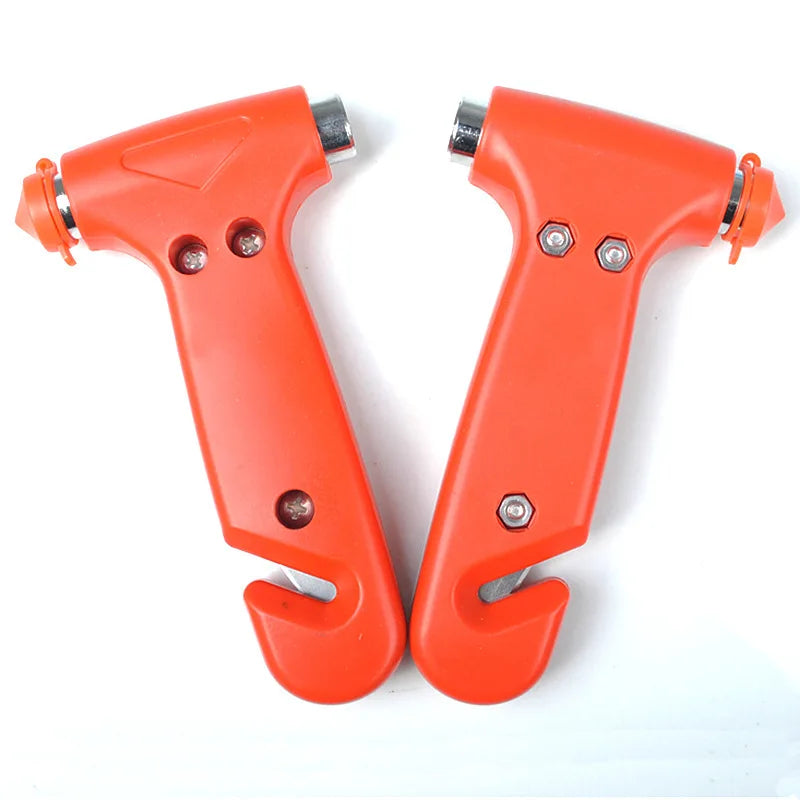Emergency Car Safety Hammer Glass Breaker & Seat Belt Cutter, 2-in-1 Escape Tool