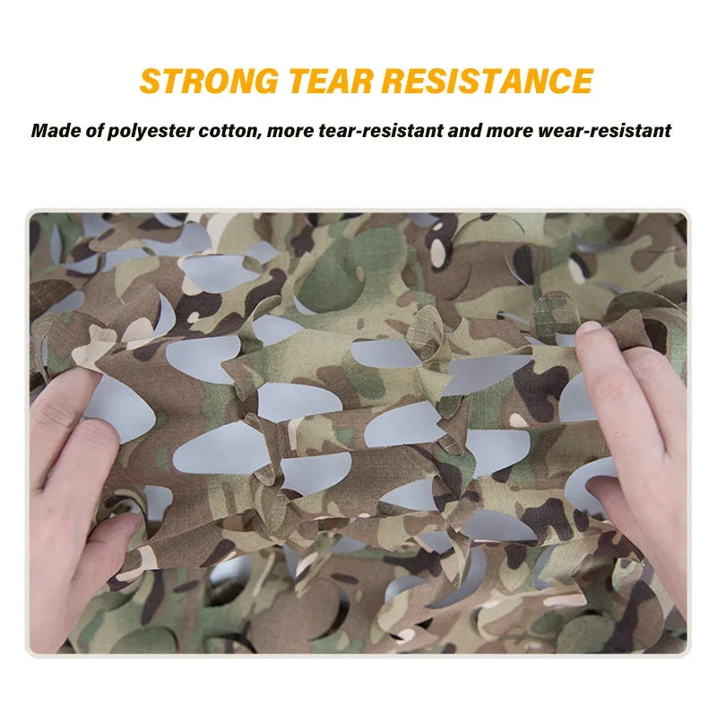 3D Camo Net Backpack Cover – Laser Cut Camouflage for Airsoft & Paintball