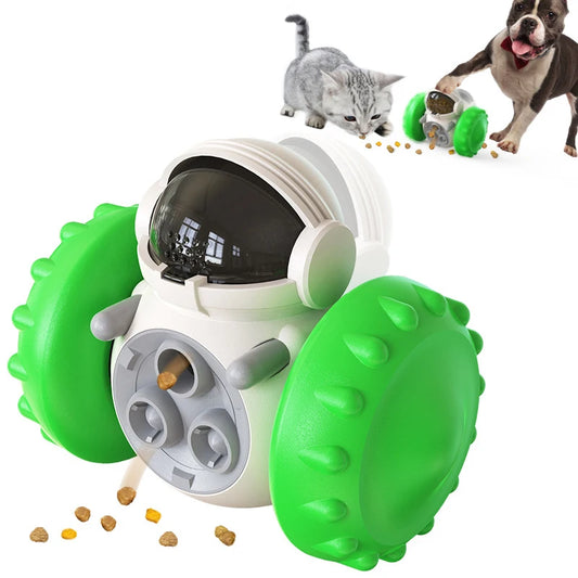 Interactive Dog Food Dispenser Toy - Slow Feeder, IQ Training, Anti-Anxiety