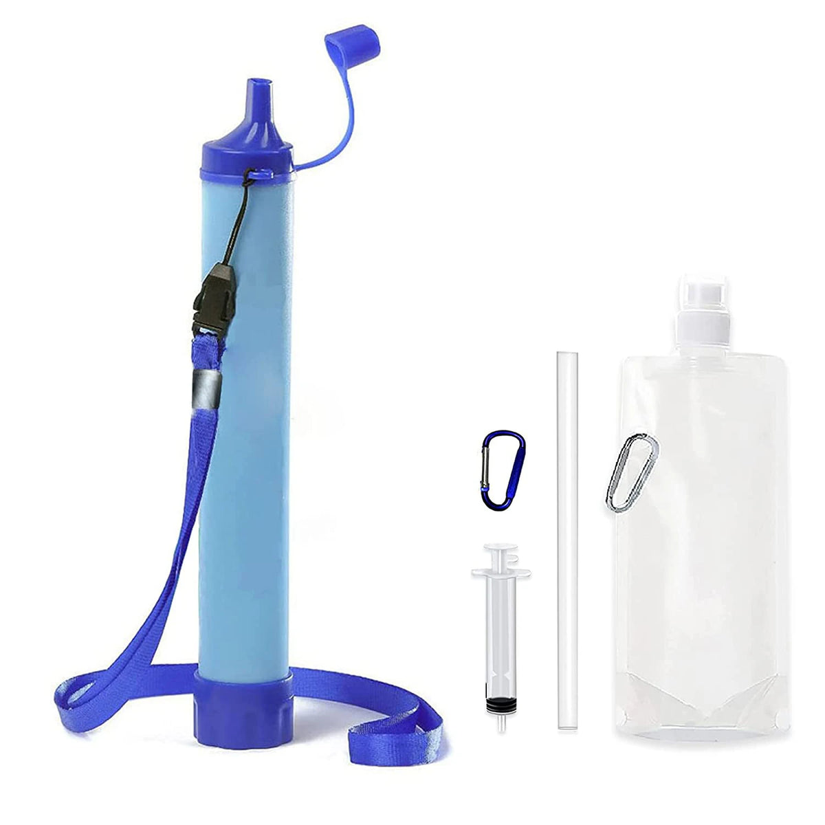 Portable Water Filter Straw – 0.01 Micron Purifier for Camping & Emergency Use