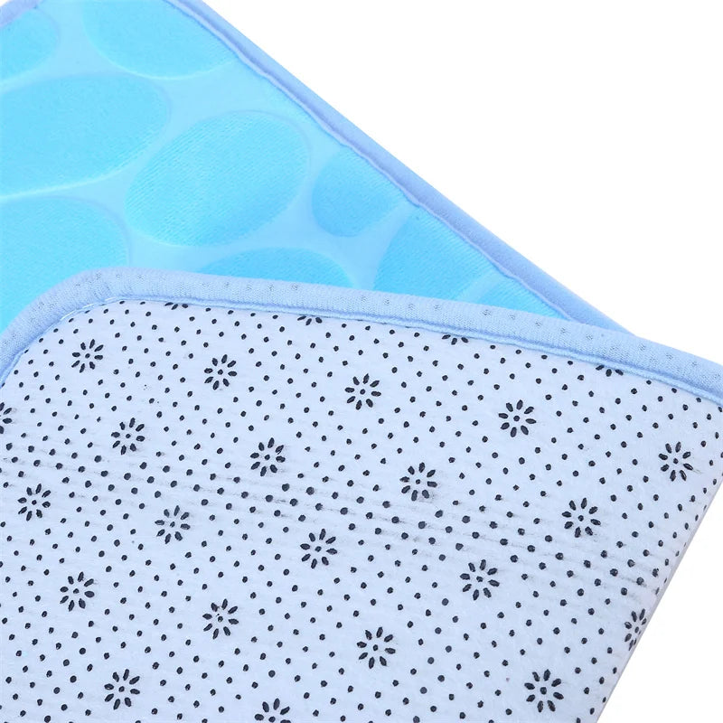 Cobblestone Memory Foam Bath Mat - Non-Slip Super Soft Bathroom Rug 40x60cm