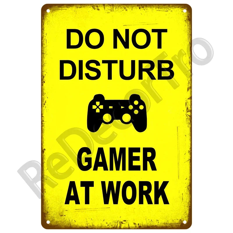Warning Danger Beware Metal Sign,  Home Wall Decor Bar, Club, Man Cave Gift