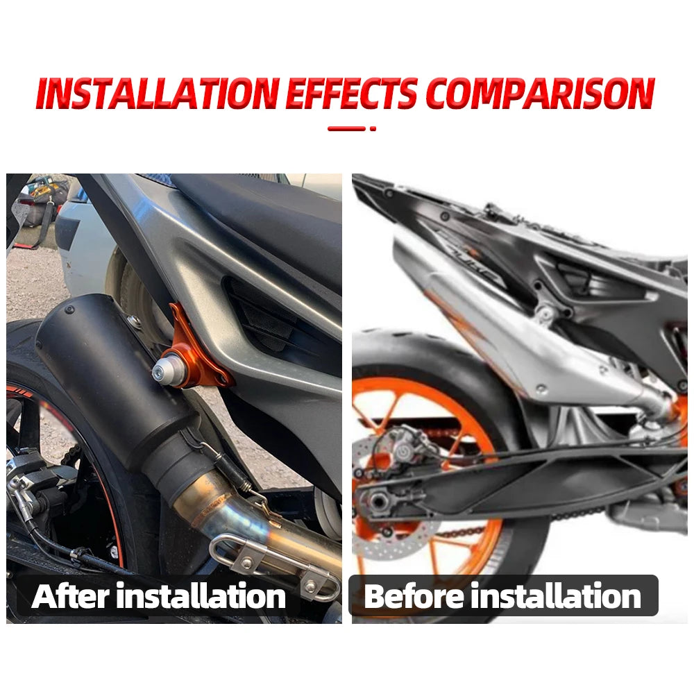 Exhaust Pipe Hanger Bracket Muffler Holder For KTM Duke 790 890 2018-2023