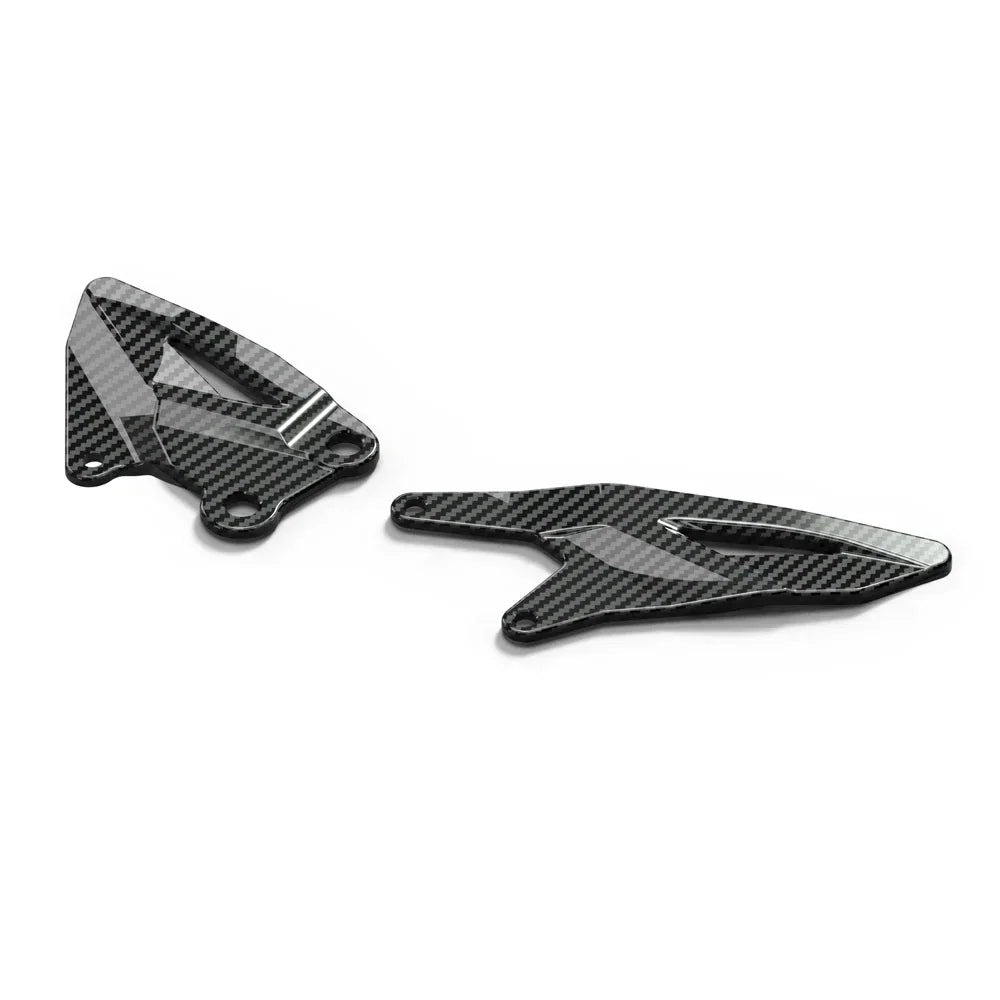 Yamaha R1 R1M 2015-2024 Carbon look Foot Pedal Heel Guard Plates Decoration Set
