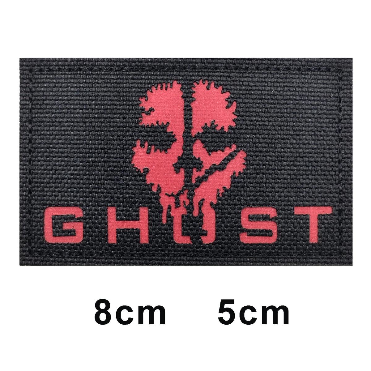 Call of Duty Ghost Skull Mask Tactical 3D Patch – Paintball Airsoft Hook/Loop