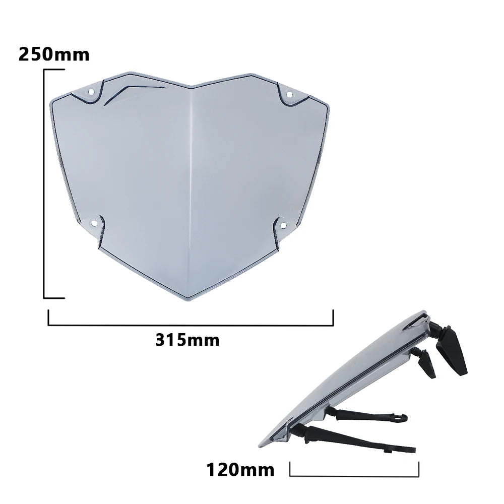 R1200GS R1250GS Headlight Guard Protector Cover BMW ADV 2013-2023 Clear or Tint