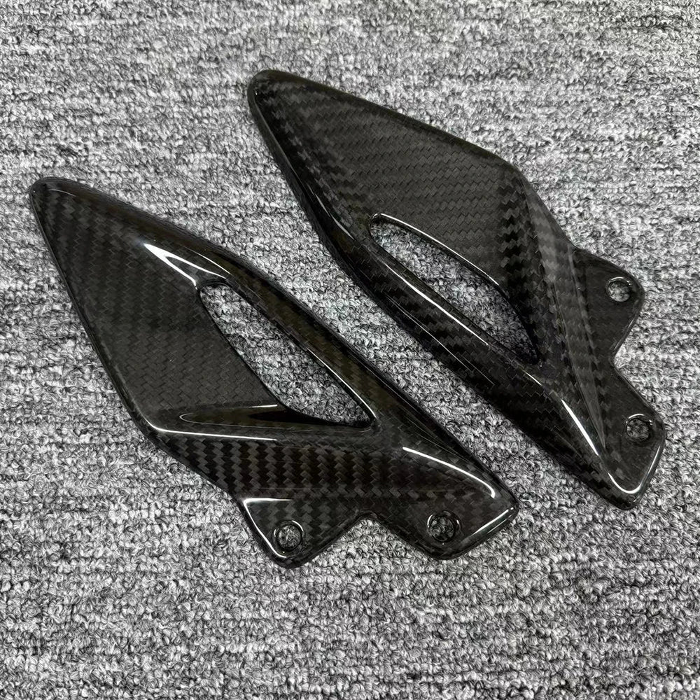 Triumph Street Triple 765 660 Heel Guard Plates Foot Rests 2016-24