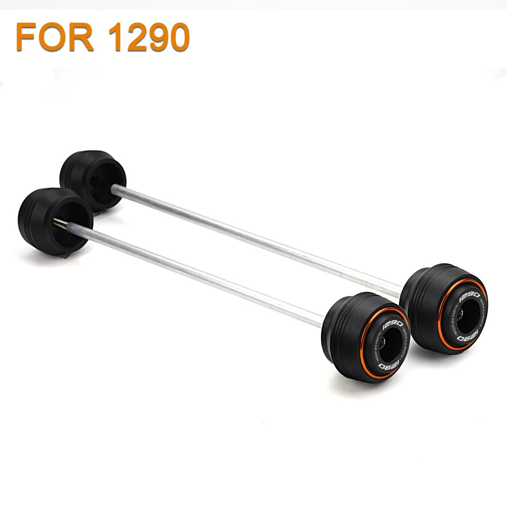KTM 690 790 890 1290 Duke ADV F&R Axle Sliders Protectors 2017–2025
