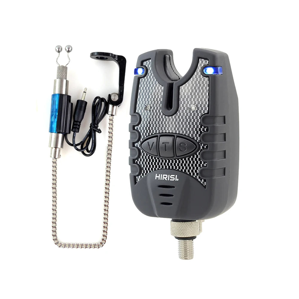 Hirisi Carp Fishing Bite Alarm B1140 Indicator Bell Swinger LED Night Light