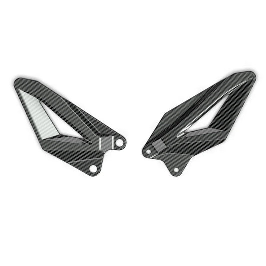 Kawasaki ZX-6R 2009-2024 Carbon look Footrest Pedal Heel Guard Plates