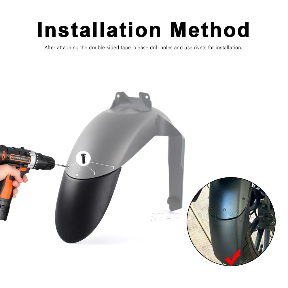 BMW R1300GS Mudguard Extender 2023-2026 – Front Fender Protection Upgrade