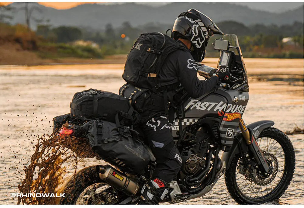 Rhinowalk Motorcycle Side Bags 100% Waterproof 18L/28L/48L Large-Capacity Panniers