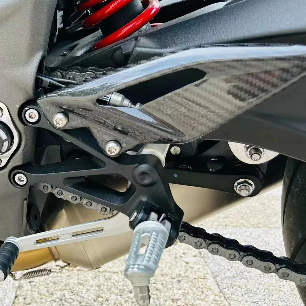 Triumph Street Triple 765 660 Heel Guard Plates Foot Rests 2016-24