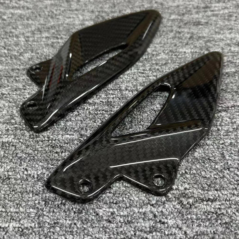 Triumph Street Triple 765 660 Heel Guard Plates Foot Rests 2016-24