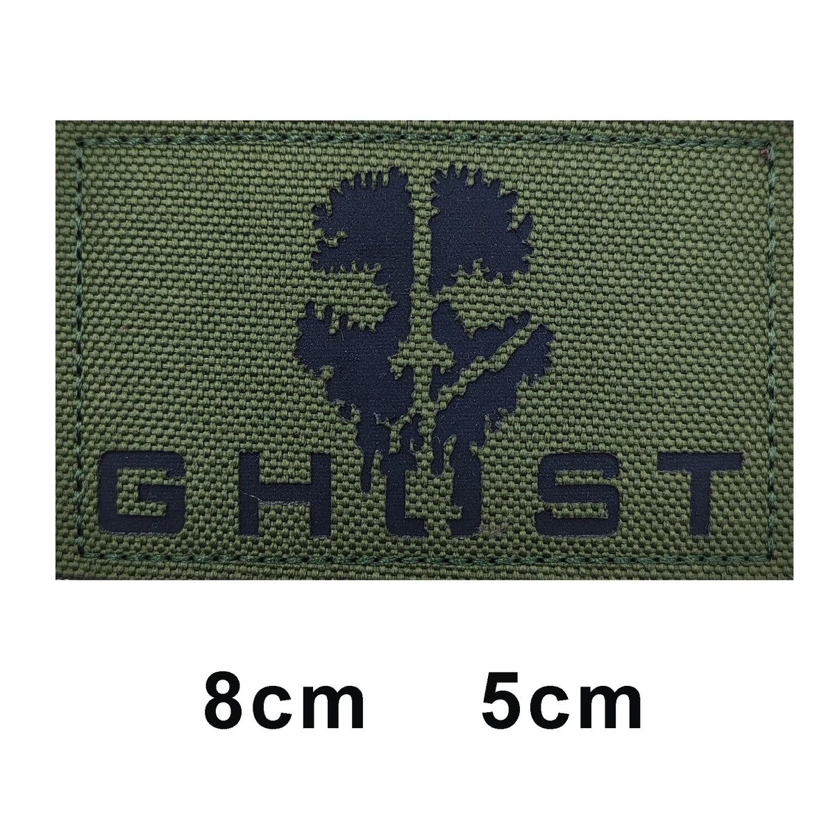 Call of Duty Ghost Skull Mask Tactical 3D Patch – Paintball Airsoft Hook/Loop