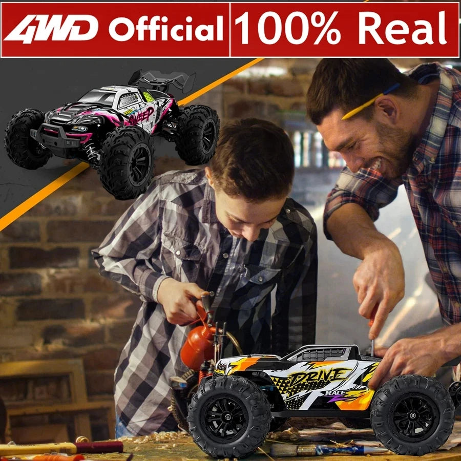4WD RC Car 1:16 Off-Road  35KMH Brushed / 70KMH Brushless High-Speed truck 4x4