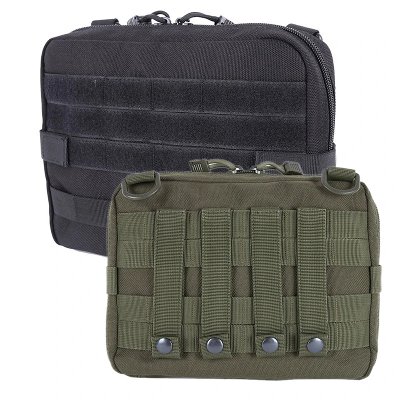 Tactical MOLLE Admin Pouch 1000D Nylon Utility Bag Map Pocket EDC  CS