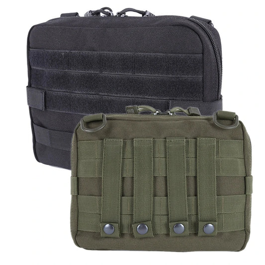 Tactical MOLLE Admin Pouch 1000D Nylon Utility Bag Map Pocket EDC  CS