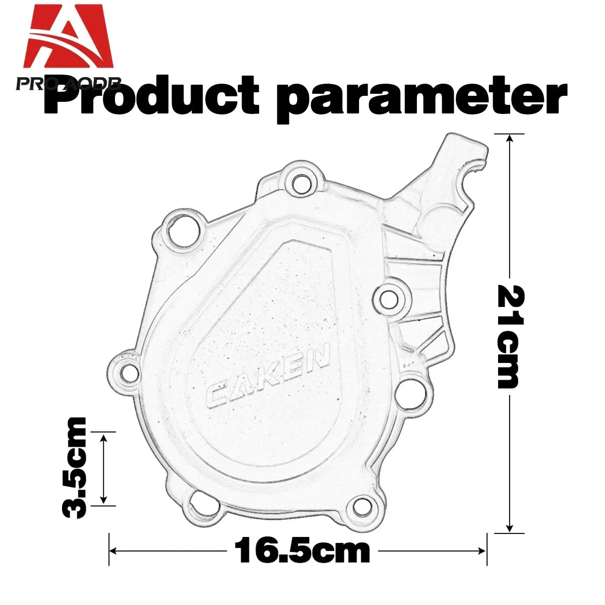 KTM Clutch Cover Ignition Protector Guard GAS GAS HUSQVARNA 450 500 2024