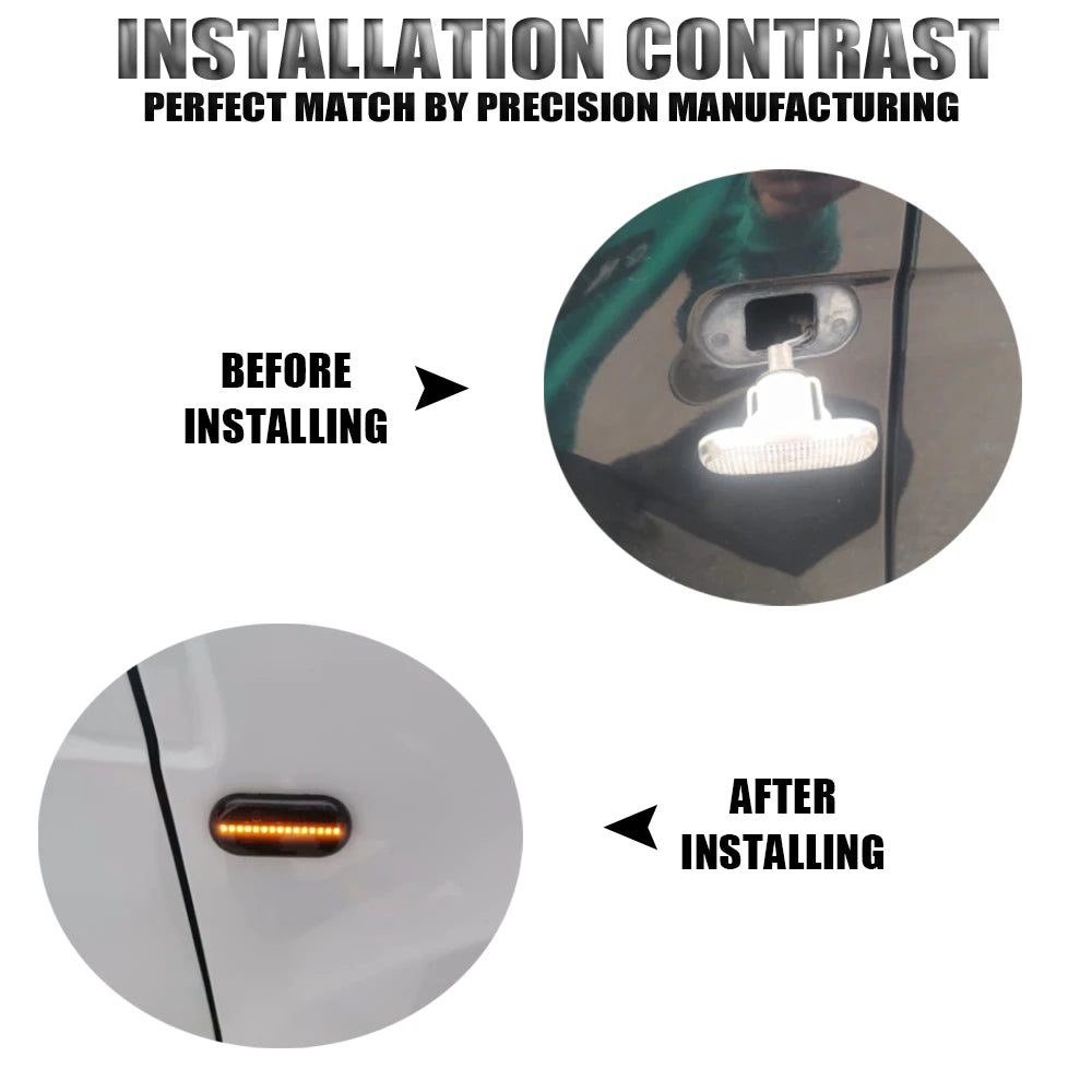 LED Dynamic Turn Signal - Renault Clio Kangoo Megane Twingo Master Smart ForTwo