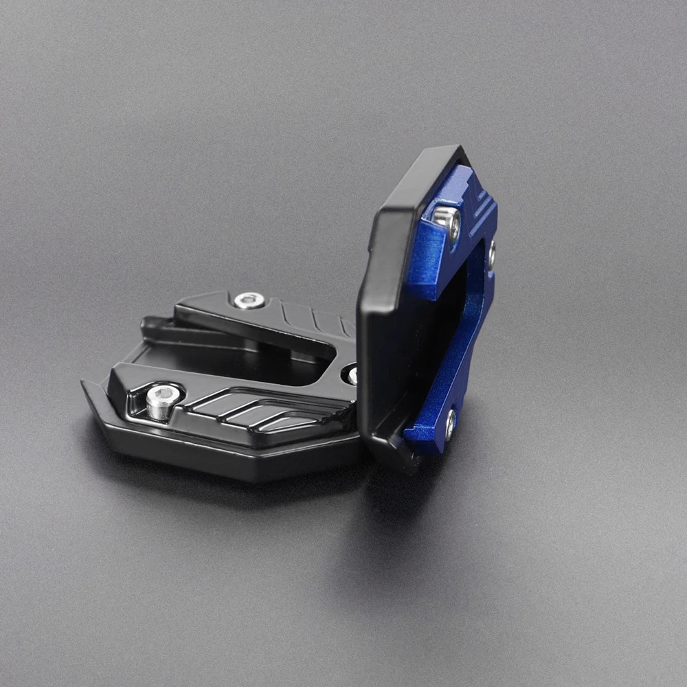 Motorcycle Kickstand Extender Foot Pad CNC Aluminium Support Plate, 5 Colors