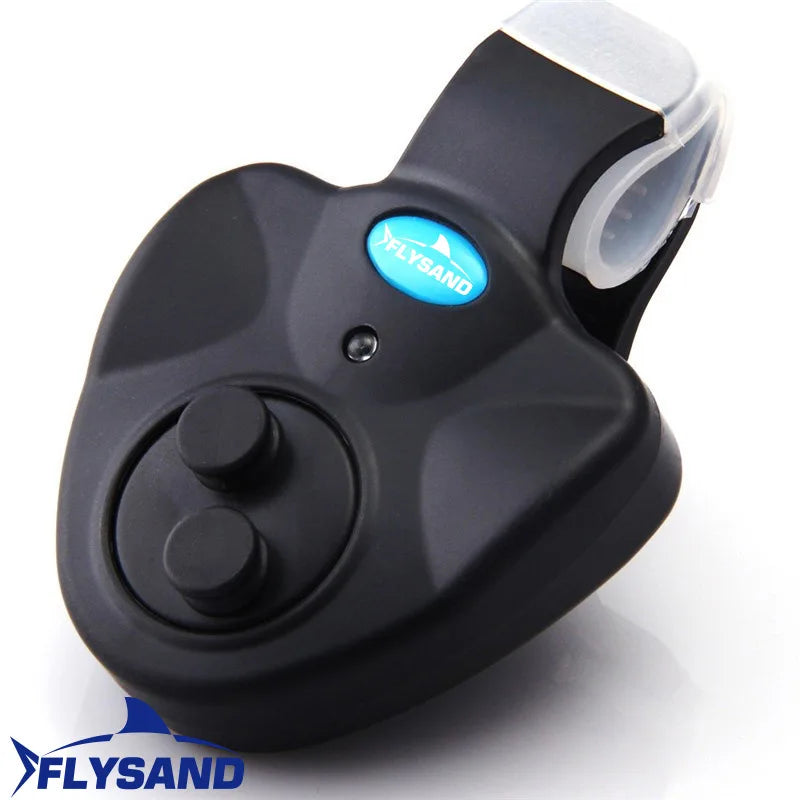 Fishing Bite Alarm with Loud Siren & LED – Night & Day Indicator With Batteries
