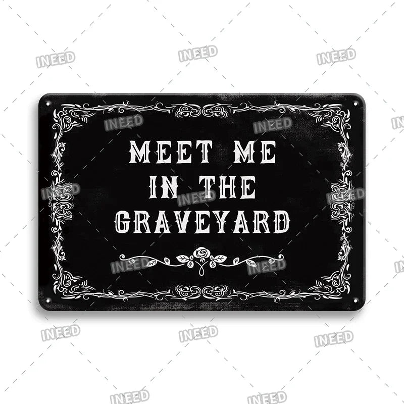 Funny Quote Tin Sign, Garage Wall Plaque, Humorous Metal Sign for Man Cave Decor