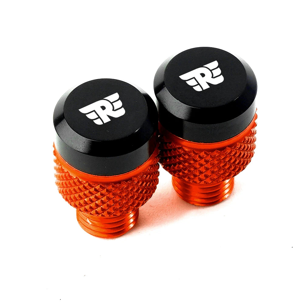 Royal Enfield Mirror Hole Plug CNC Bolt Cap Himalayan Interceptor Pair