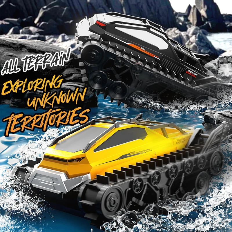 JJRC Q183 4WD Amphibious Tracked RC Car 2.4G Waterproof Off-Road Truck 1:24