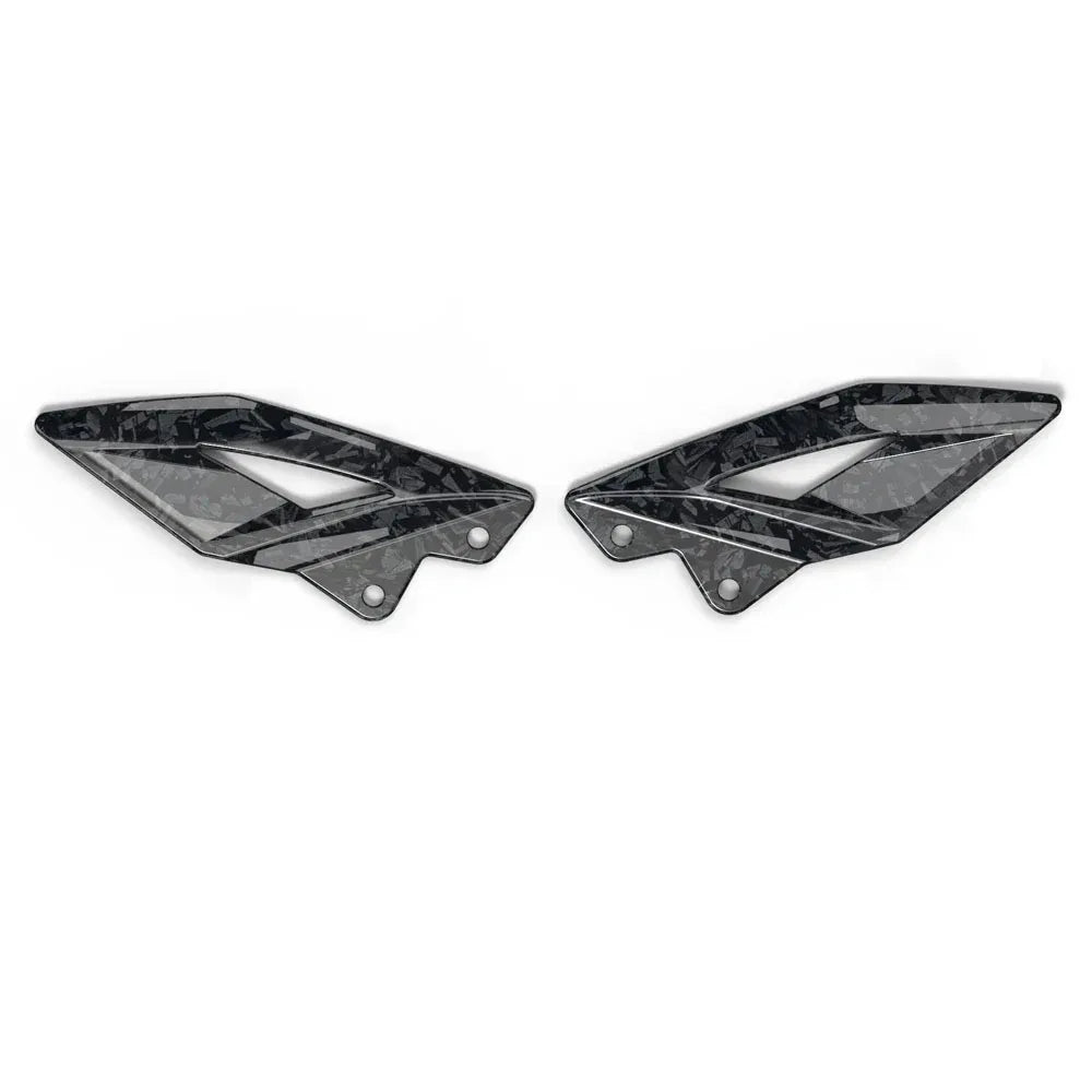 Heel Guard Plates Carbon Triumph Street Triple 660 765 R RS 2016-2024