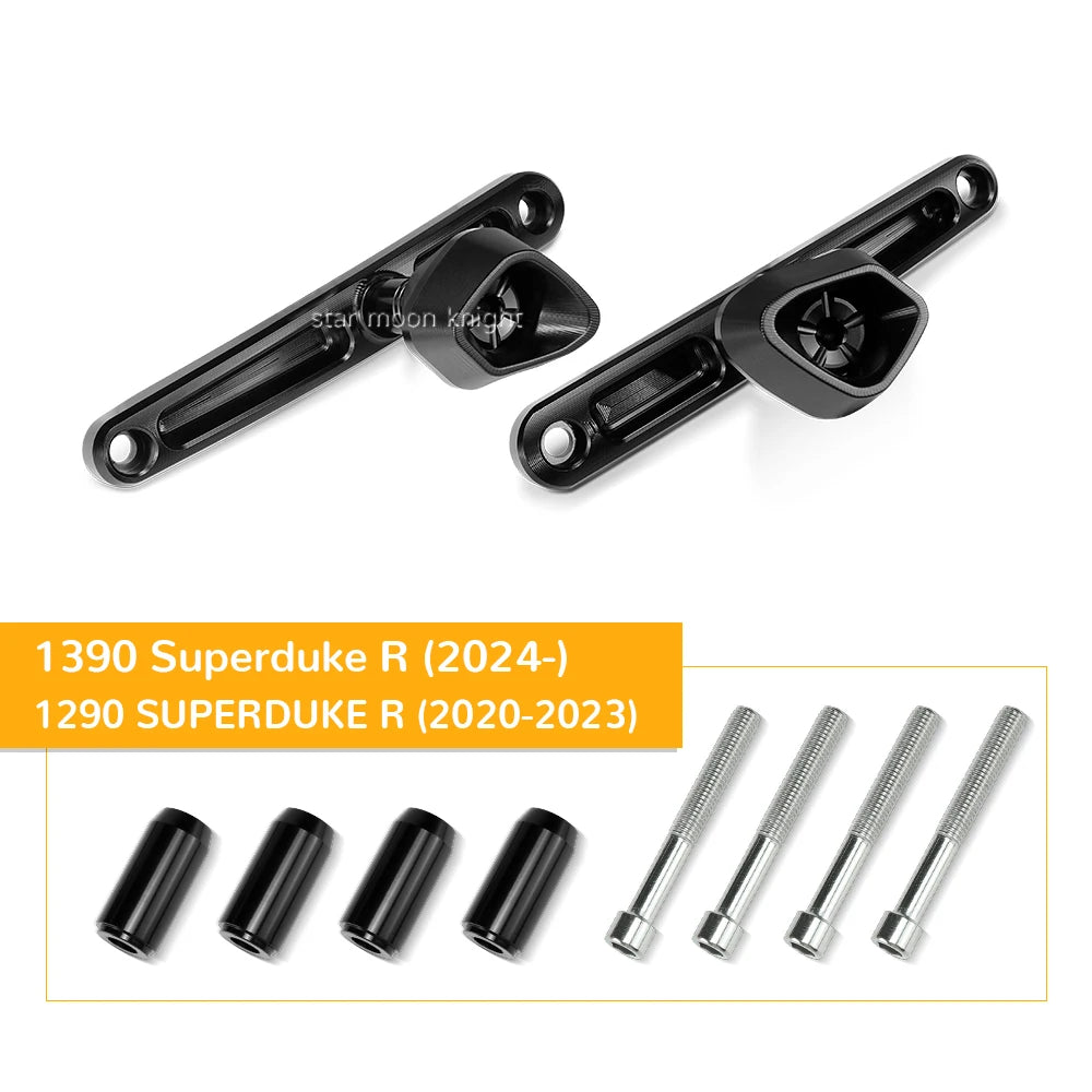 1290 1390 Frame Crash Sliders for KTM Super Duke R 2020–2024 Anti-Drop Protection