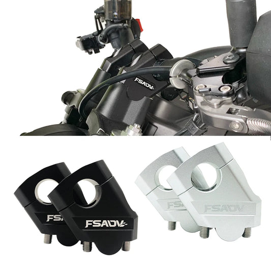 22mm/28mm Motorcycle Handlebar Riser Clamp Mount Motocross BMW universal Honda