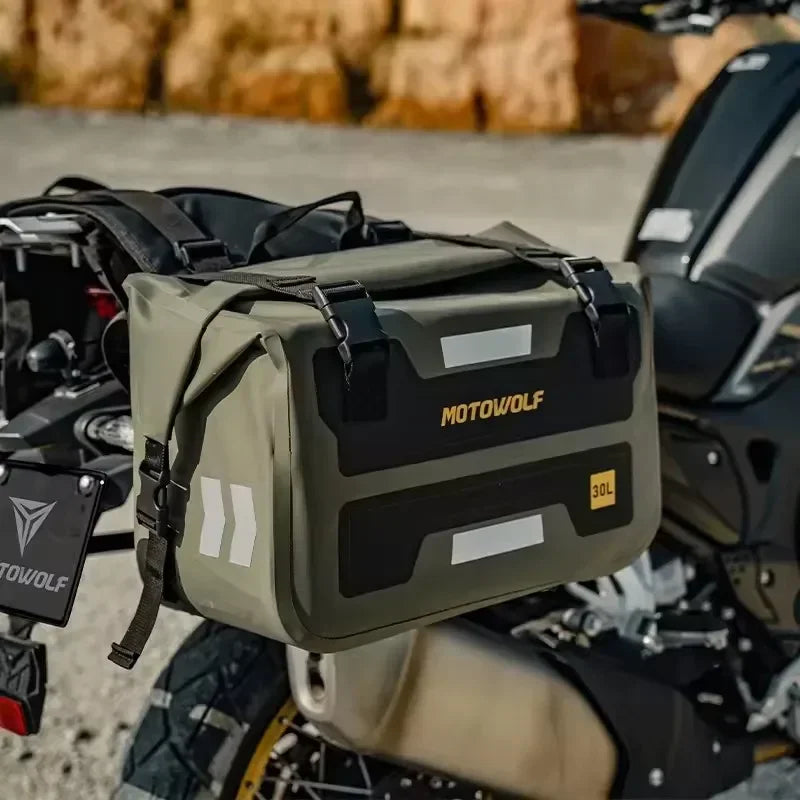 Waterproof Motorcycle Saddlebags 40L 60L 66L Luggage Touring Adventure IP68