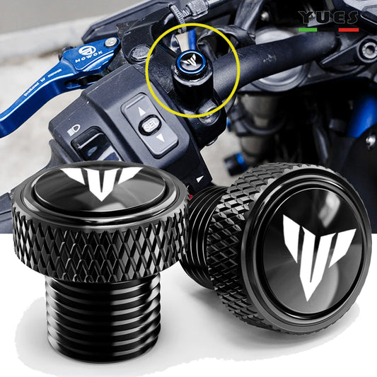 Yamaha MT07 MT09 MT10 Rear Mirror Hole Plugs M10*1.25 CNC Aluminum Screw Cover