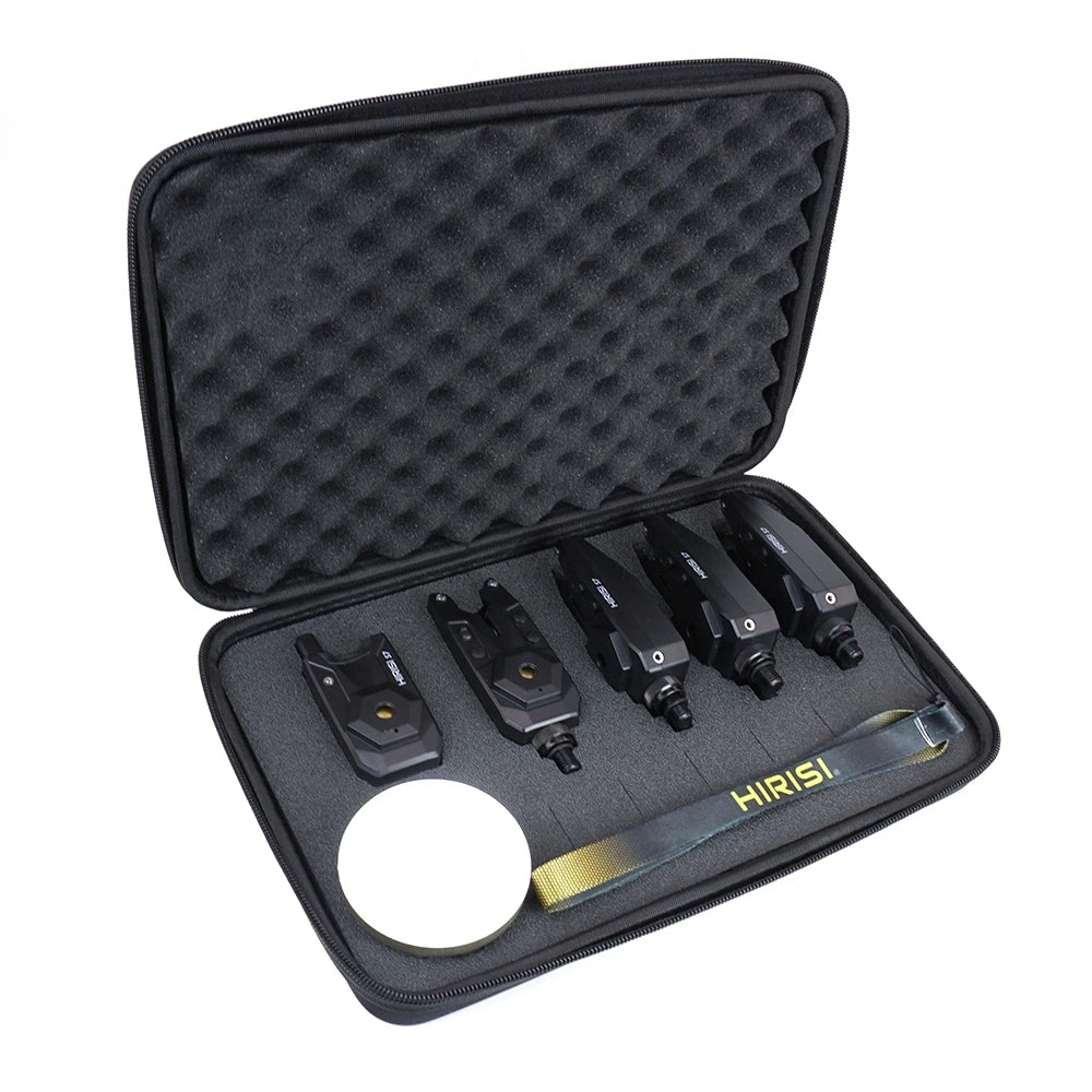 Wireless Carp Fishing Alarm Set w/ Camping Light Waterproof Bite Indicator