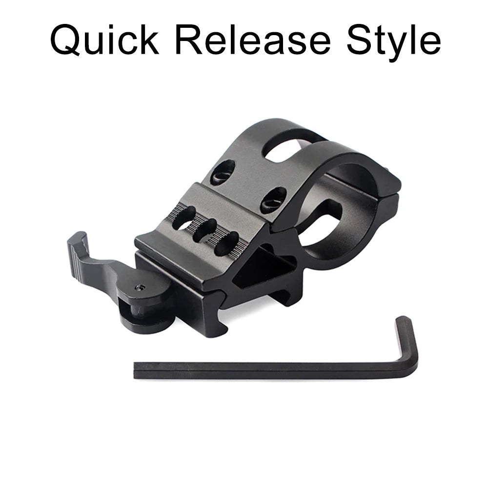 Airsoft 25mm Scope laser Mount Flashlight Torch Mount Picatinny / Weaver Rail