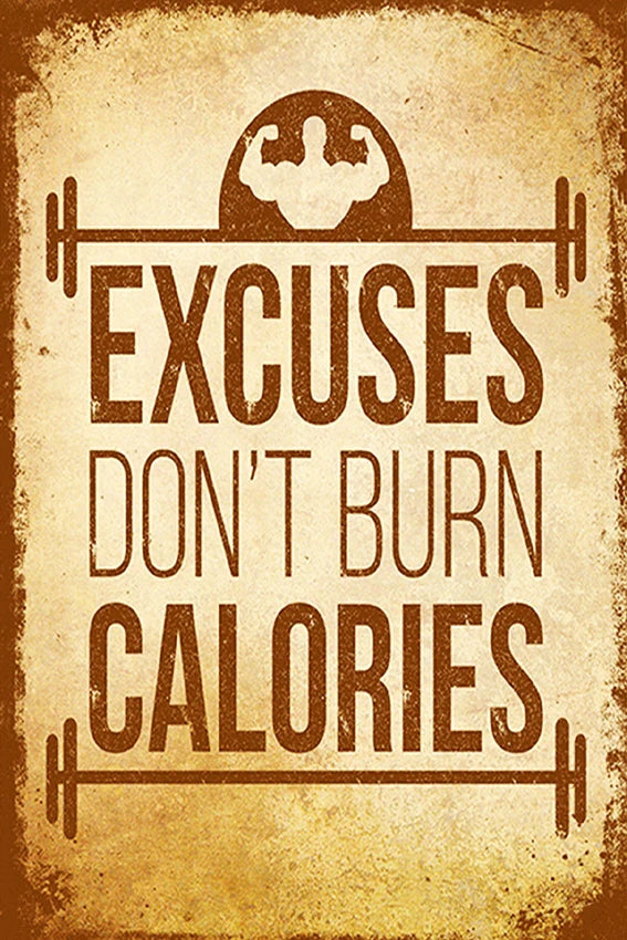 Gym Metal Sign – Interesting Wall Decoration for Room, Bar, Garage, or Cafe