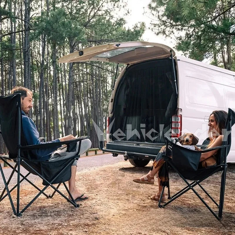 Universal Van camper Magnetic Sliding Door Mosquito Fly Net Mesh Screen